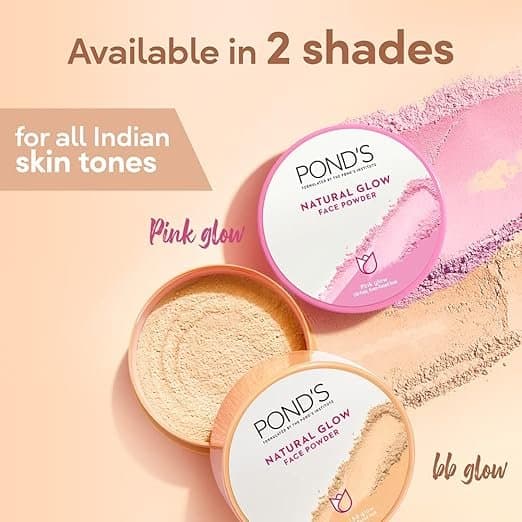 Achieve an instant, radiant glow with Ponds Natural Face Powder. This lightweight formula blends seamlessly to even out skin tone and provide a smooth, matte finish that lasts all day. Perfect for a fresh, 'no-makeup' look.