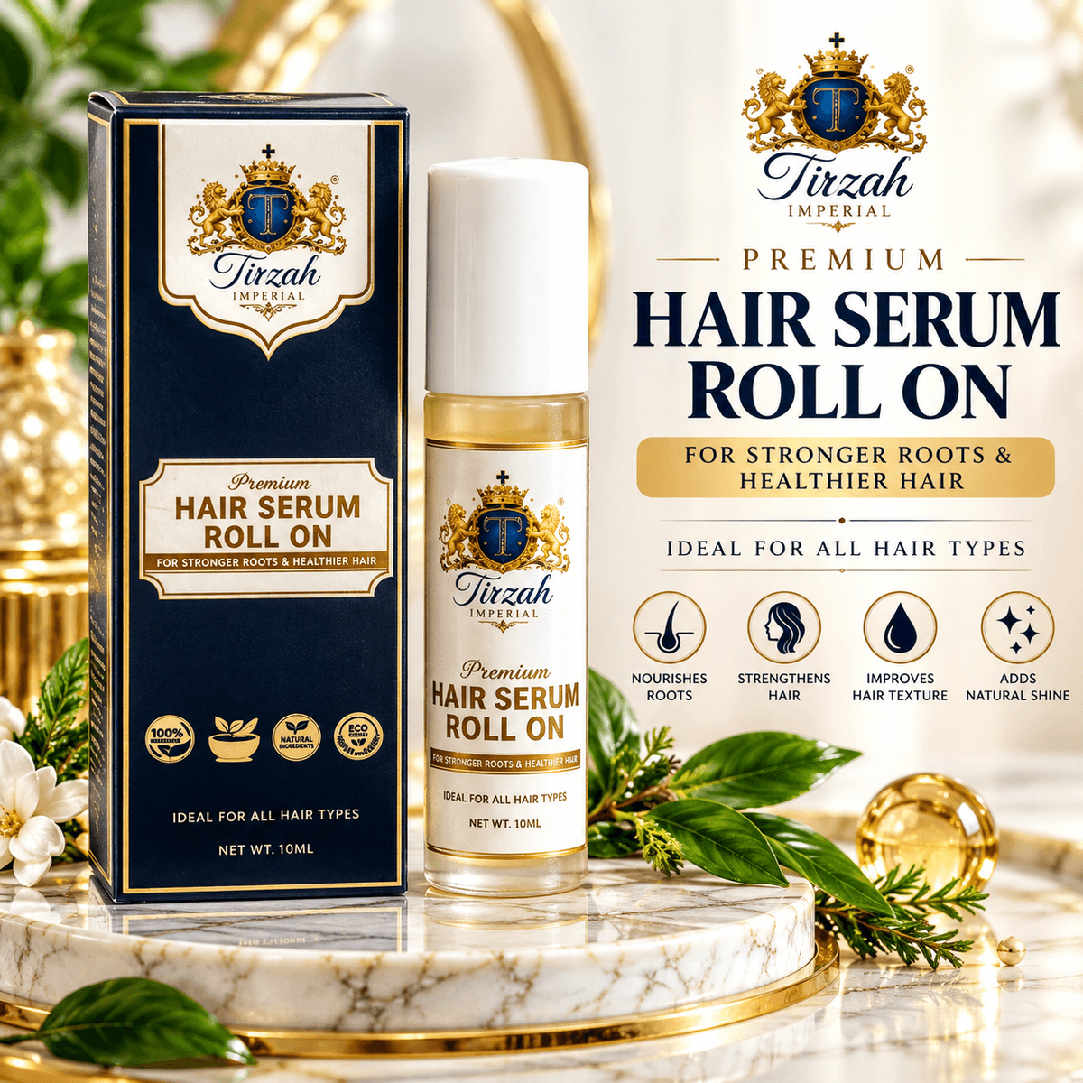 Targeted Scalp Care • Botanical Oils • Convenient Roll-On Application