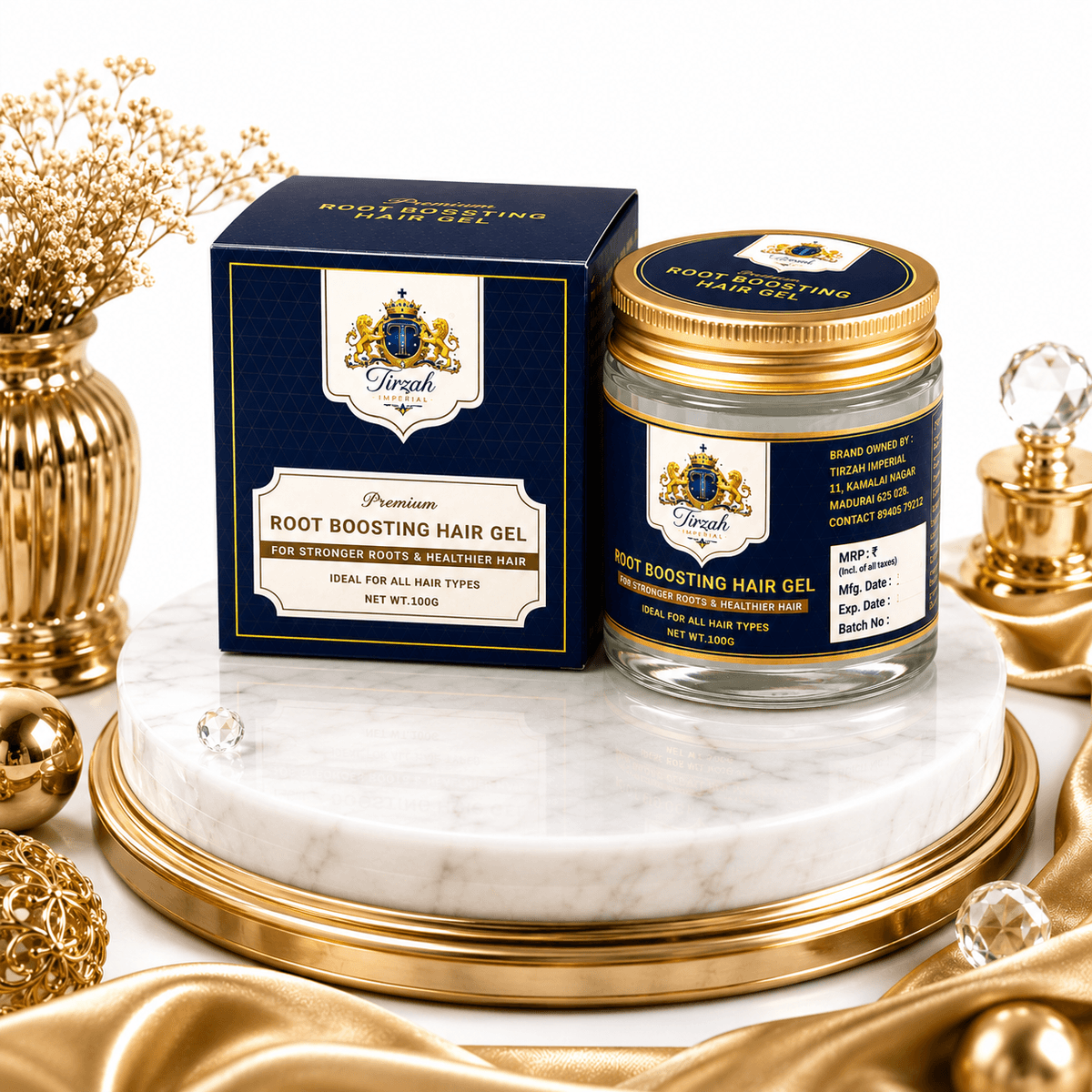 For Stronger-Looking Roots & Healthier-Looking Hair