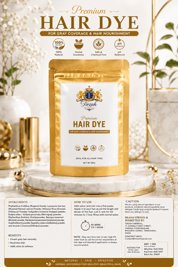 Botanical Hair Colour Care • Grey Coverage • Hair Nourishment
Net Weight: 80 g • Suitable for All Hair Types • Men & Women
 - Image 2