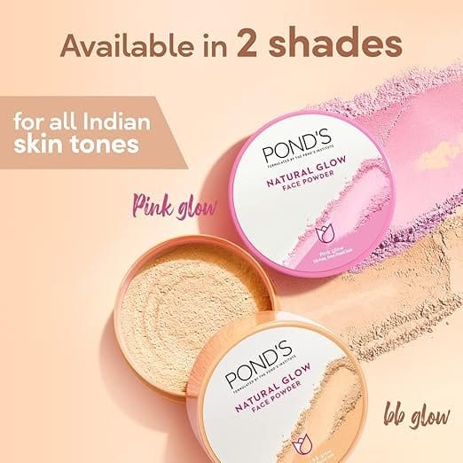 Achieve an instant, radiant glow with Ponds Natural Face Powder. This lightweight formula blends seamlessly to even out skin tone and provide a smooth, matte finish that lasts all day. Perfect for a fresh, 'no-makeup' look.