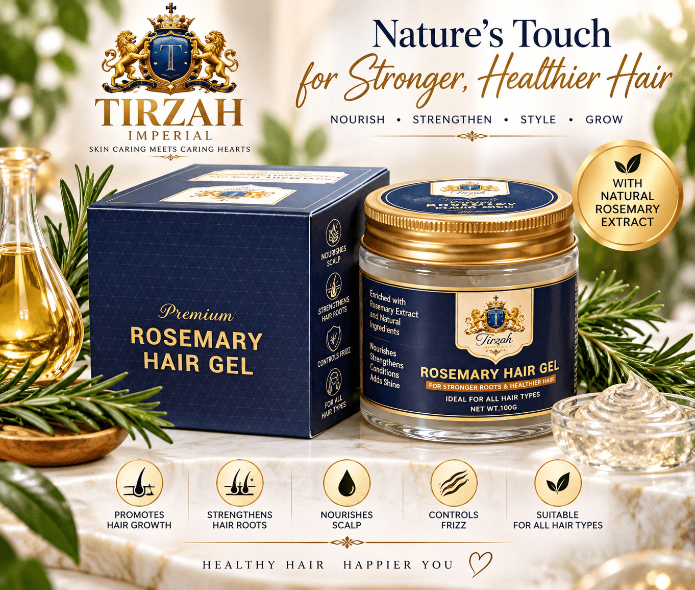 Scalp Care • Conditioning • Lightweight Leave-In Hair Care